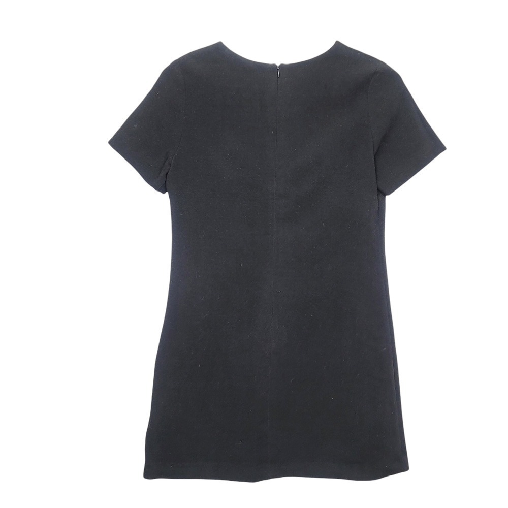 Kaii‎ Black Dress Short Sleeve Embellished A-Line Small - Picture 2 of 6